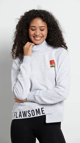 Women’s ‘FLAWSOME’ turtleneck top