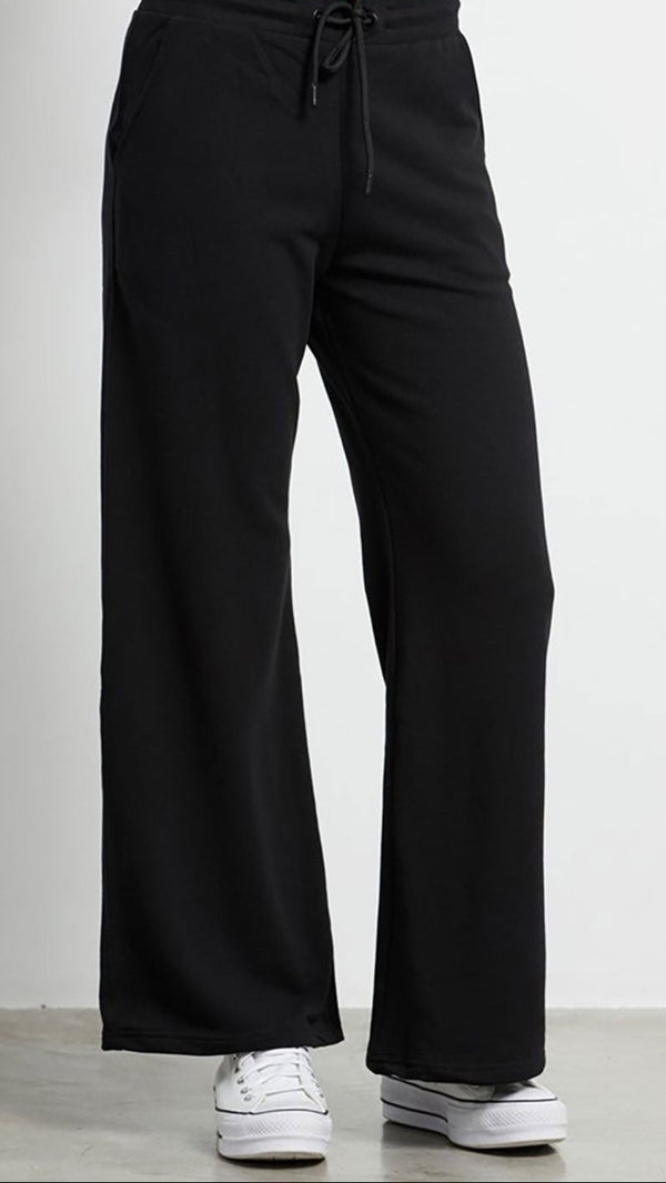 Women's ‘PANTS ON’ wide-cut sweatpants