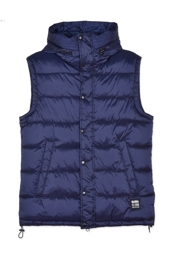 Men's sleeveless hooded jacket…