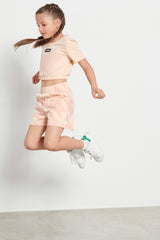 Kids’ "PIEDDEPOUL" loose fit bermuda shorts for girls