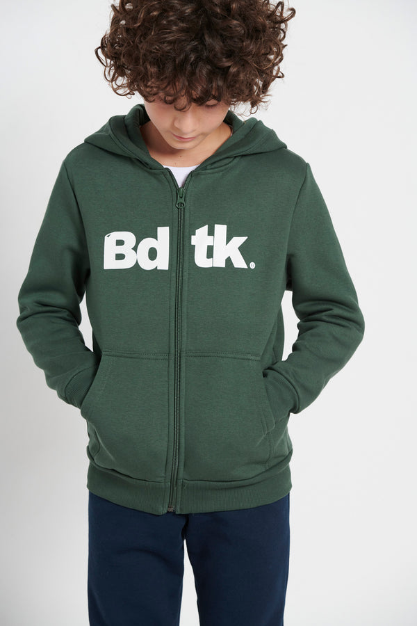 Kids Bdtk hooded zip sweater for boys