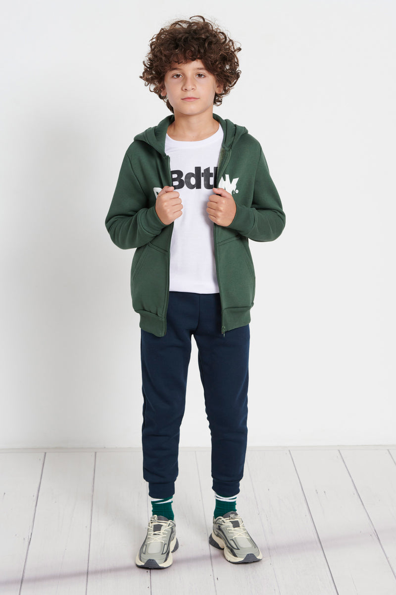 Kids Bdtk hooded zip sweater for boys