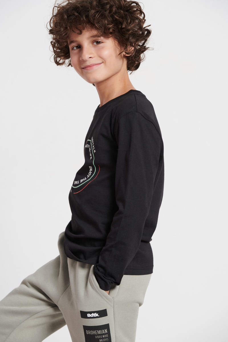 Kids Bdtk long sleeve shirt for boys