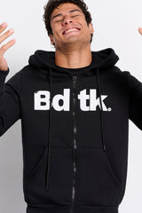 Men's Bdtk hooded zip sweater