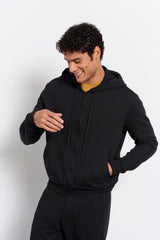 Men's Bdtk hooded zip sweater