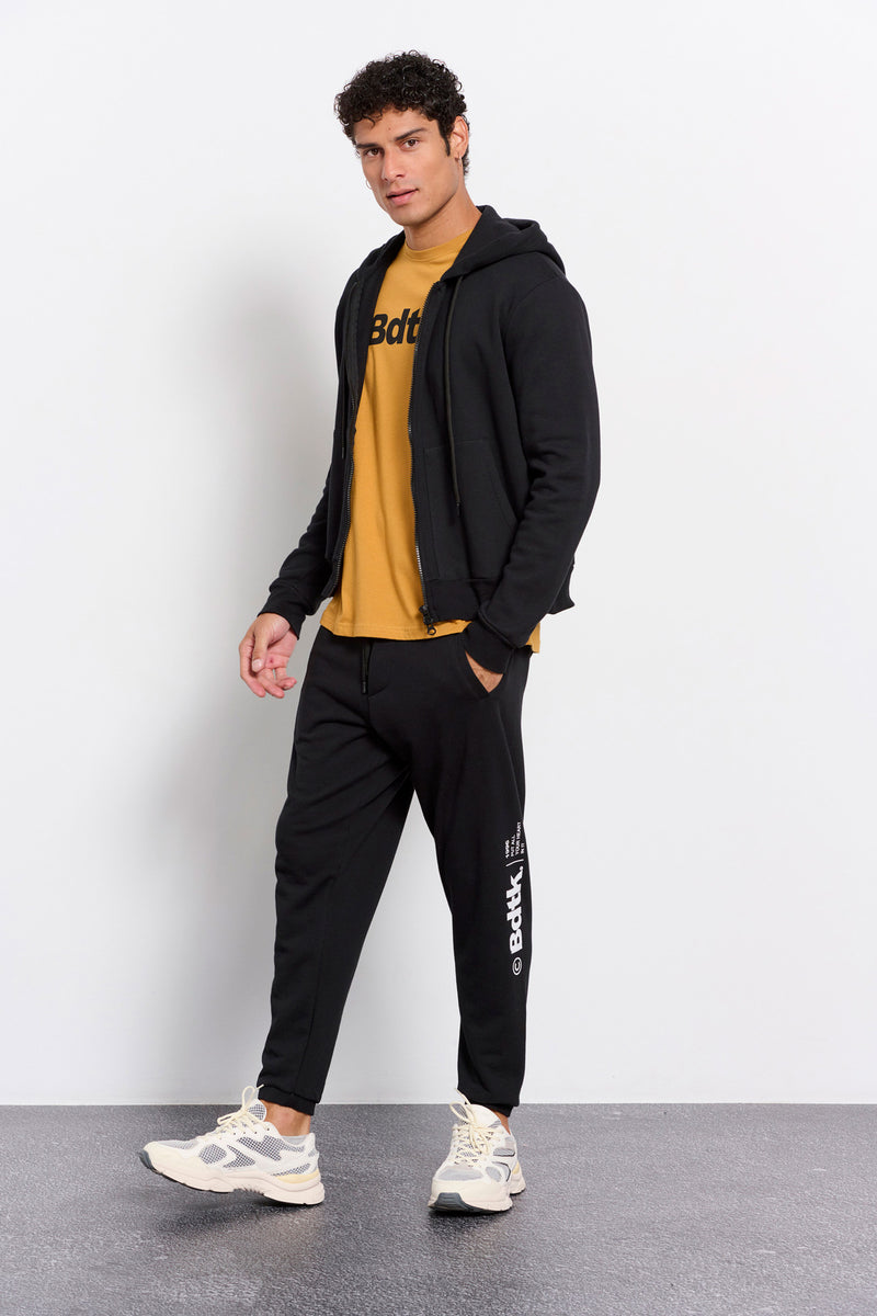 Men's Bdtk hooded zip sweater