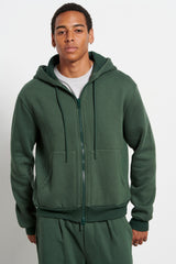 Men's Bdtk hooded zip sweater