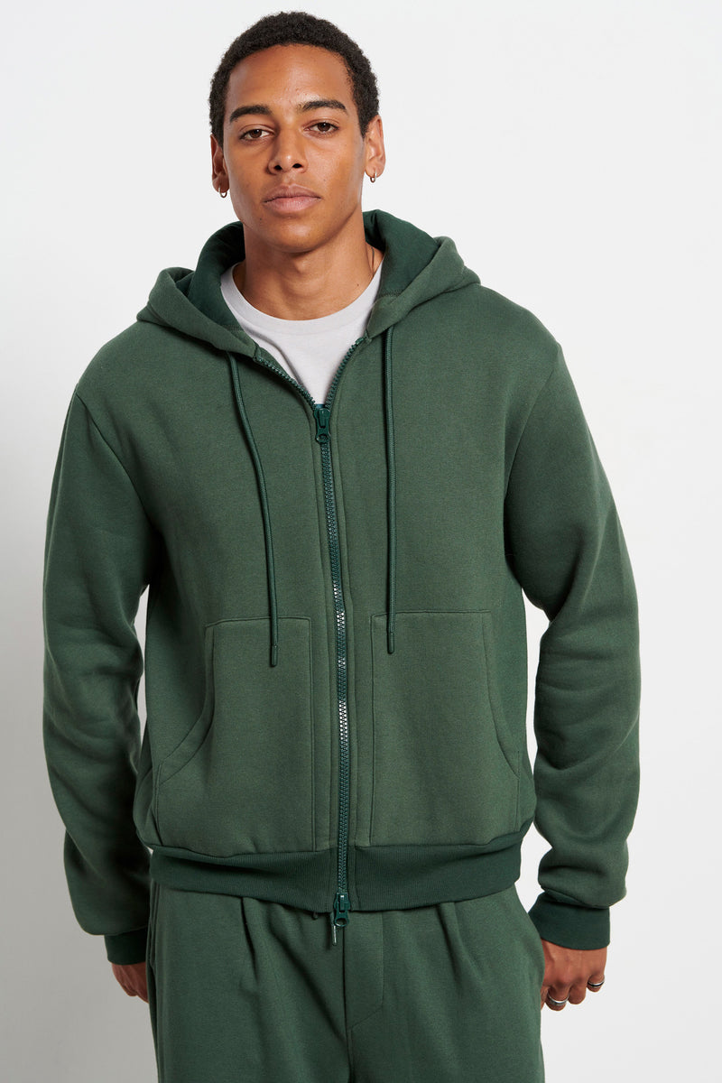 Men's Bdtk hooded zip sweater