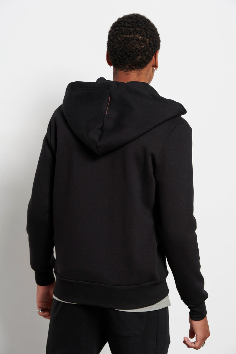 Men's hooded zip sweater `SPEAKOUT`