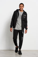 Men's hooded zip sweater `SPEAKOUT`