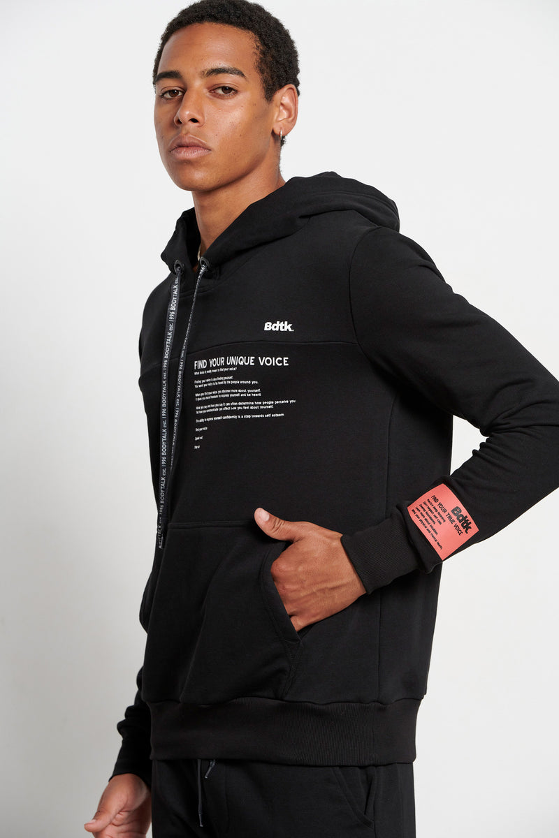 Men's hoodie `SPEAKOUT`