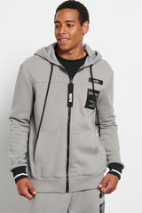 Men's hooded zip sweater `BROHEMIAN`