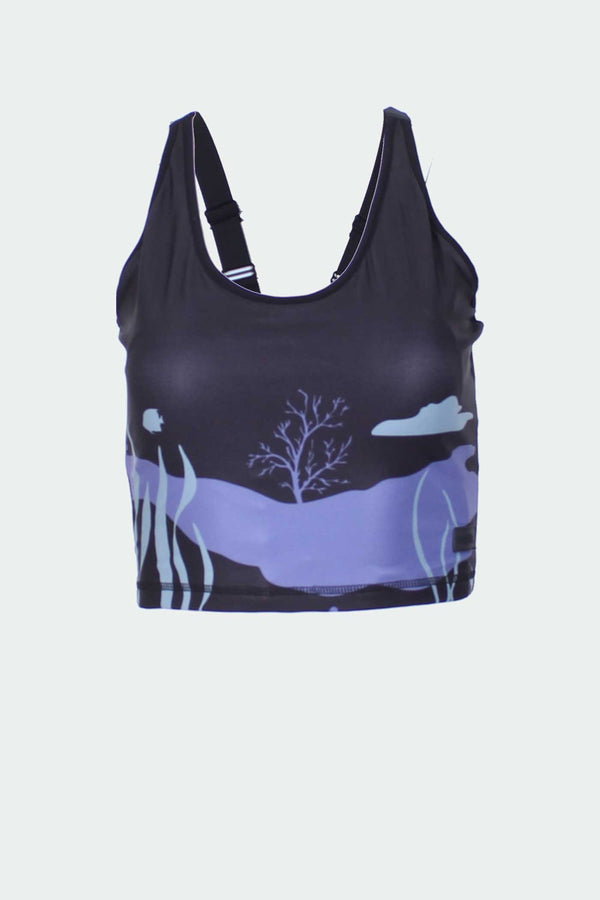 Women’s "CORALREEF" sleeveless crop top