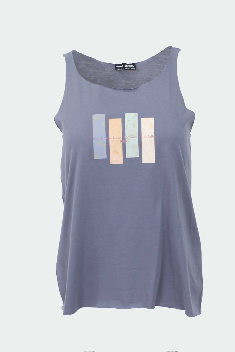 Women’s "SNAPS" sleeveless top. B213