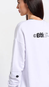 Women's long sleeve oversized shirt `ALLIN. B131