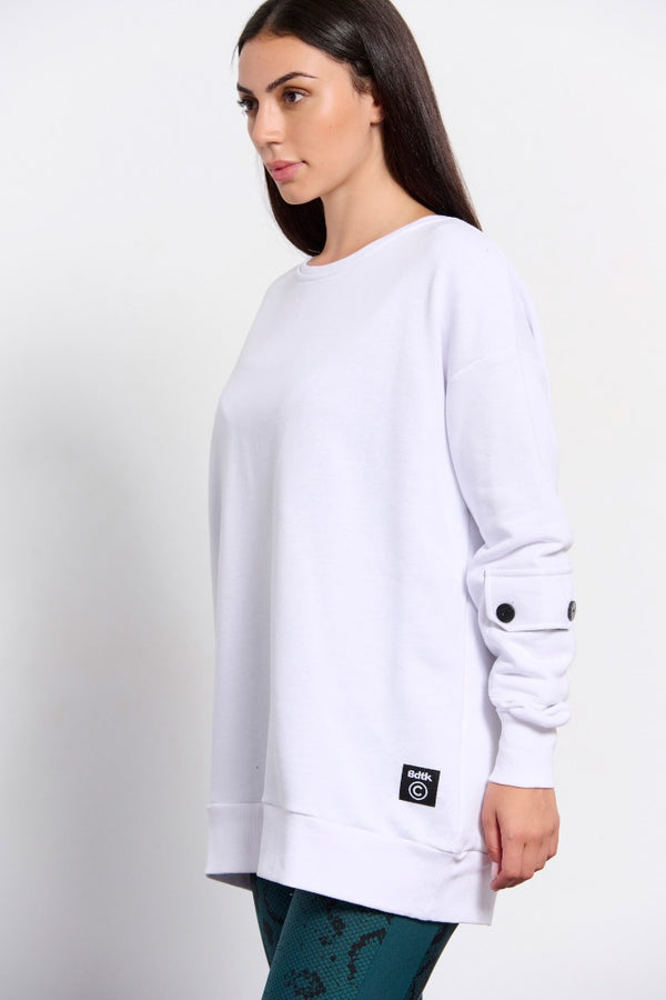 Women's long sleeve oversized shirt `ALLIN. B131