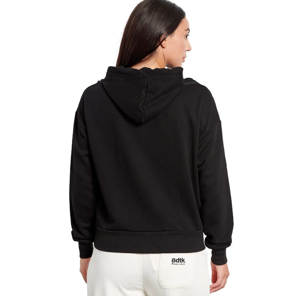 Women's hoodie with zipper `Lessismore`