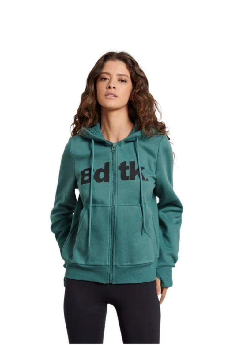 Women's Bdtk hooded zip sweater