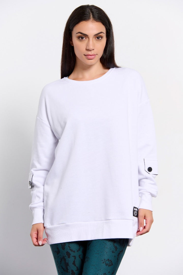 Women's long sleeve oversized shirt `ALLIN. B131