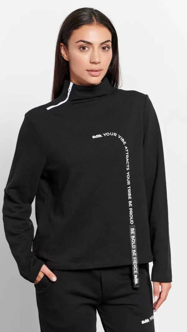 Women's long sleeve turtleneck shirt `BDTK TRIBE`