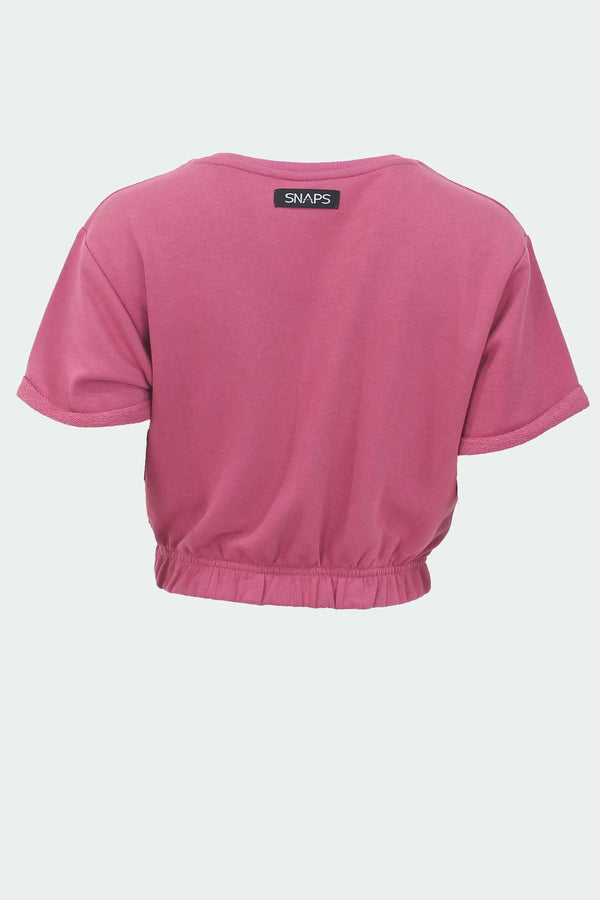 Women’s "SNAPS" cropped t-shirt