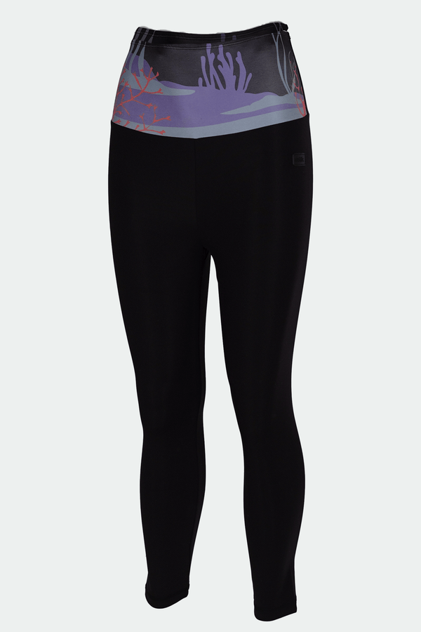 Women’s "CORALREEF" high-waisted 7/8 leggings.  B153