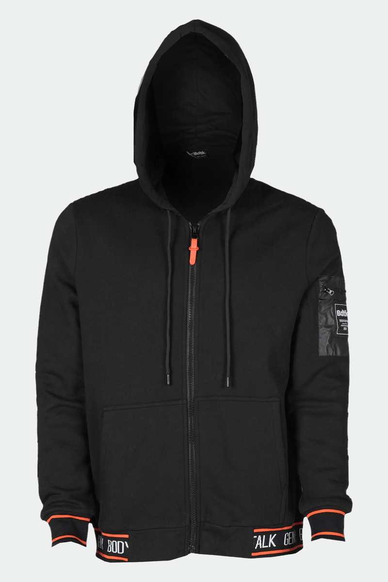 Men’s ‘GEN Y’ hooded zip sweater