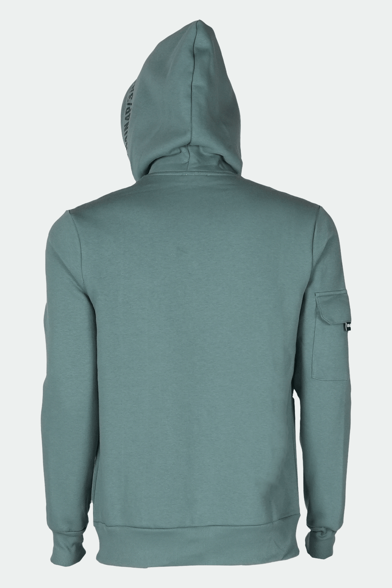 Men’s ‘PLEASURE IS’ hooded zip sweater