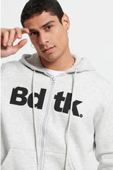 Men’s Bdtk zip sweater with hood…