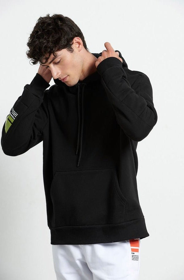 Men’s ‘OUT OF THE BOX’ sweatshirt with hood..