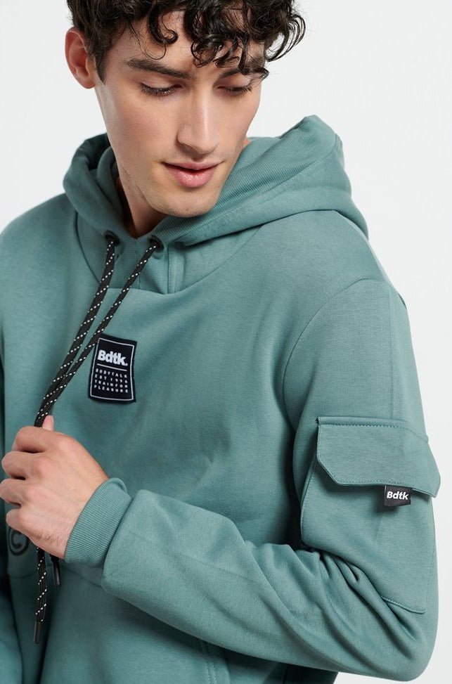 Men’s ‘PLEASURE IS’ sweatshirt with hood